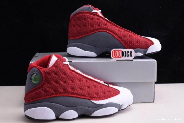 Rep Retro Red Grey Air Flint Gym 414571-600 13 Jordan 0808